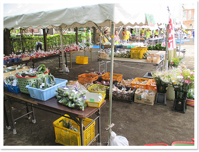 平成３０年度北ノ台ふれあい朝市（夏）